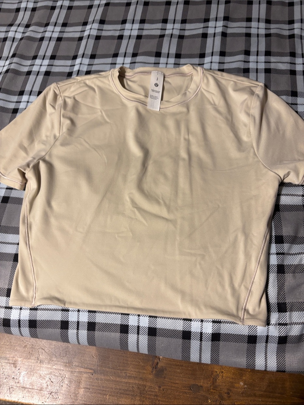 lululemon athletica Short Sleeve Crew Top - Cream